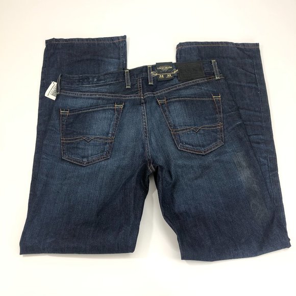 Lucky Brand Slim Boot 34x32 (Act 36W 33L) NWT Men'
